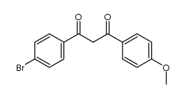 1-(4-bromophenyl)-3-(4-methoxyphenyl)-1,3-propanedione Structure