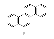 Chrysene, 6-fluoro- Structure
