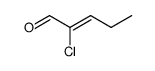 2-chloro-pent-2-enal Structure