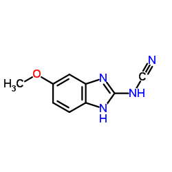 (5-Methoxy-1H-benzimidazol-2-yl)cyanamide Structure
