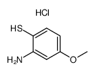 2-amino-4-methoxy-benzenethiol, hydrochloride Structure