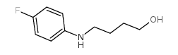 4-(4-fluoroanilino)butan-1-ol结构式