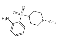2-(4-甲基-哌嗪-1-磺酰基)-苯基胺结构式