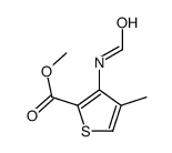 Methyl 3-formamido-4-methyl-2-thiophenecarboxylate结构式