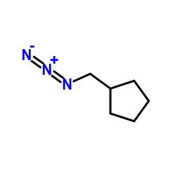 (Azidomethyl)cyclopentane Structure