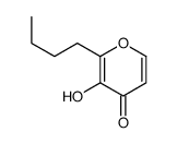 2-butyl-3-hydroxypyran-4-one Structure