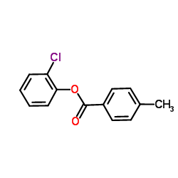 2-Chlorophenyl 4-methylbenzoate结构式