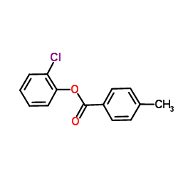 2-Chlorophenyl 4-methylbenzoate Structure