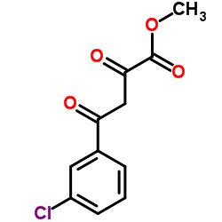 Methyl 4-(3-chlorophenyl)-2,4-dioxobutanoate结构式