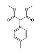 4-methylpyridinium bis(methoxycarbonyl)methylide结构式