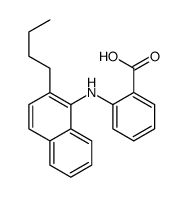 2-[(2-butylnaphthalen-1-yl)amino]benzoic acid Structure