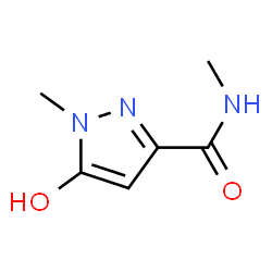 1H-Pyrazole-3-carboxamide,5-hydroxy-N,1-dimethyl-结构式