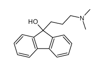 9-Hydroxy-9-<3-dimethylamino-propyl>-fluoren Structure