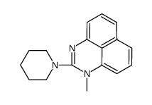1-methyl-2-piperidin-1-ylperimidine结构式