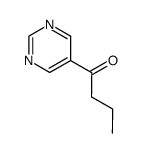 1-Butanone, 1-(5-pyrimidinyl)- (9CI) structure