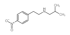 2-methyl-N-[2-(4-nitrophenyl)ethyl]propan-1-amine Structure