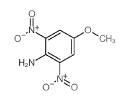 Benzenamine,4-methoxy-2,6-dinitro- structure