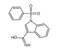 1-(PHENYLSULFONYL)-1H-INDOLE-3-CARBOXAMIDE structure