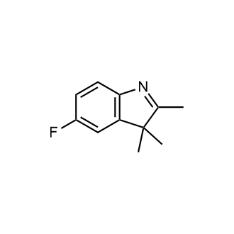 3H-Indole,5-fluoro-2,3,3-trimethyl- Structure