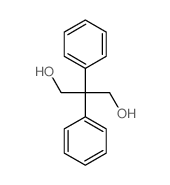 2,2-diphenylpropane-1,3-diol structure