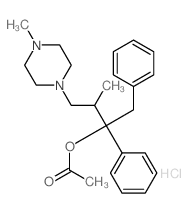 [3-methyl-4-(4-methylpiperazin-1-yl)-1,2-diphenyl-butan-2-yl] acetate结构式