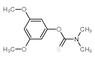 o-(3,5-dimethoxyphenyl)dimethyl thiocarbamate structure