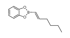 2-(hex-1-en-1-yl)benzo[d][1,3,2]dioxaborole Structure