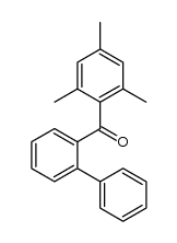 2,4,6-trimethyl-2'-phenyl-benzophenone结构式