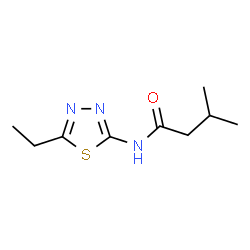 Butanamide, N-(5-ethyl-1,3,4-thiadiazol-2-yl)-3-methyl- (9CI) Structure