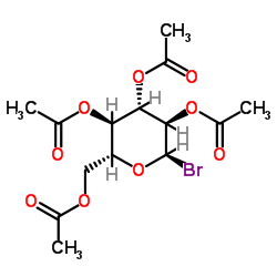 2,3,4,6-Tetra-O-acetyl-alpha-D-glucopyranosyl bromide structure