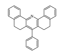 5,6,8,9-tetrahydro-7-phenyldibenzol[c,h]acridine Structure