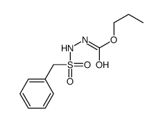 propyl N-(benzylsulfonylamino)carbamate Structure