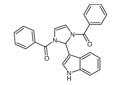 [3-benzoyl-2-(1H-indol-3-yl)-2H-imidazol-1-yl]-phenylmethanone结构式