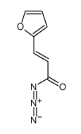 3-(furan-2-yl)prop-2-enoyl azide Structure