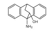 9-amino-12-hydroxy-9,10-dihydro-9,10-ethanoanthracene结构式