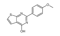 2-(4-methoxyphenyl)-3H-thieno[2,3-d]pyrimidin-4-one Structure