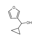 cyclopropyl(furan-3-yl)methanol结构式