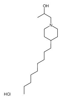 1-(4-Nonyl-piperidin-1-yl)-propan-2-ol; hydrochloride Structure
