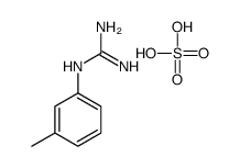 2-(3-methylphenyl)guanidine,sulfuric acid结构式