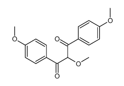 2-methoxy-1,3-bis(4-methoxyphenyl)propane-1,3-dione Structure