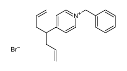 1-benzyl-4-hepta-1,6-dien-4-ylpyridin-1-ium,bromide Structure