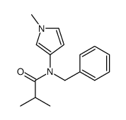 N-benzyl-2-methyl-N-(1-methylpyrrol-3-yl)propanamide Structure