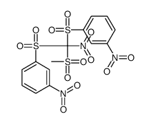 1-[methylsulfonyl-nitro-(3-nitrophenyl)sulfonylmethyl]sulfonyl-3-nitrobenzene结构式