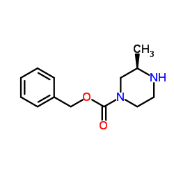 (R)-4-Cbz-2-甲基哌嗪结构式