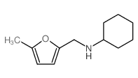 Cyclohexyl-(5-methyl-furan-2-ylmethyl)-amine Structure