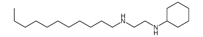 N'-cyclohexyl-N-undecylethane-1,2-diamine结构式