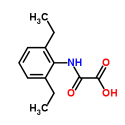 Acetic acid, [(2,6-diethylphenyl)amino]oxo- (9CI)结构式