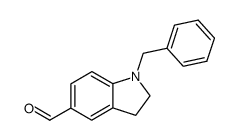 N-benzylindoline-5-carboxaldehyde结构式