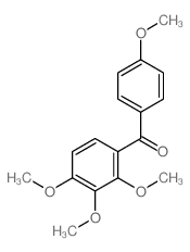 (4-methoxyphenyl)-(2,3,4-trimethoxyphenyl)methanone structure