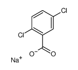 Sodium 2,5-dichlorobenzoate structure